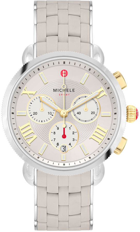 Michele Sport Collection Watches Ladies Silver Battery Operated Quartz MWW01P000012 Watch
