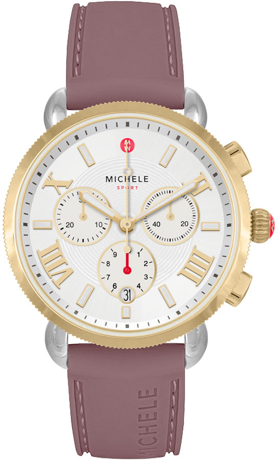 Michele Sport Collection Watches Ladies Silver Battery Operated Quartz MWW01P000002 Watch