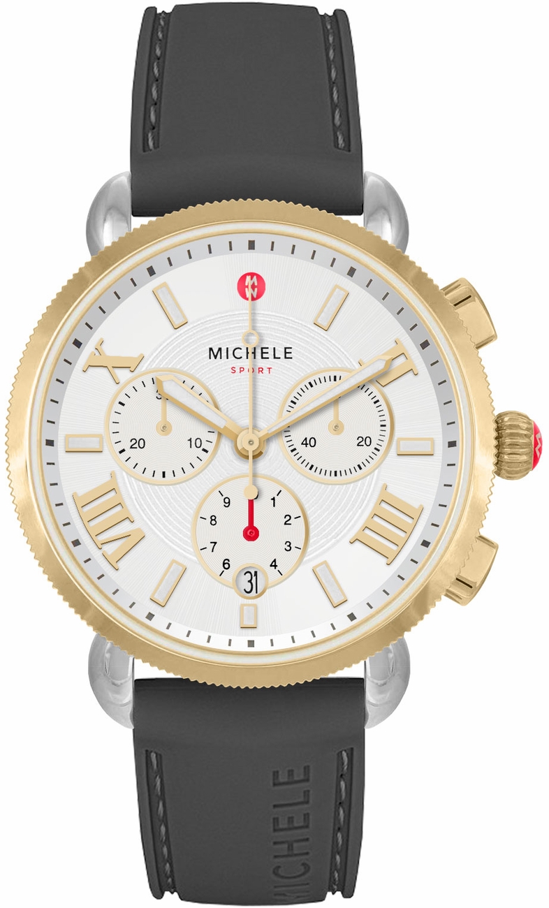 Michele Sport Collection Watches Ladies Silver Battery Operated Quartz MWW01P000003 Watch
