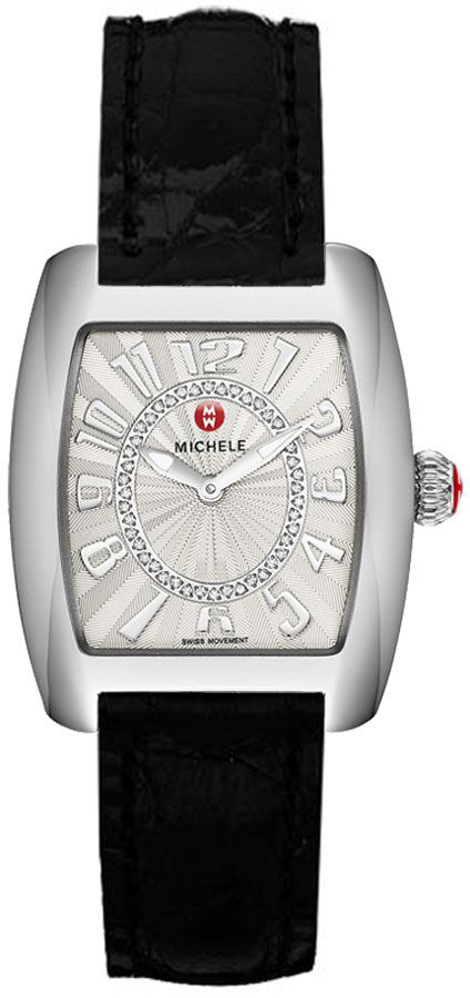 Michele Urban Watches Ladies Silver Battery Operated Quartz MWW02A000585-BLACK Watch