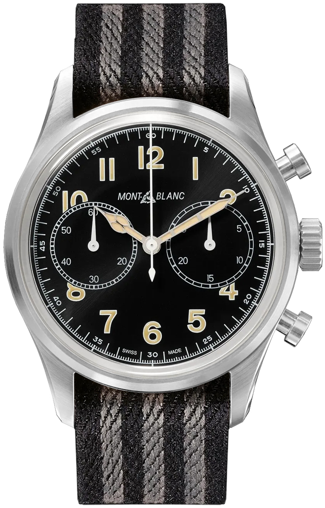 MontBlanc 1858 Collection Watches Mens Black Self winding Automatic 117835 Watch