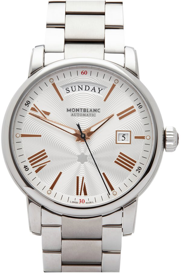 MontBlanc 4810 Watches  Silver Self winding Automatic 114854 Watch