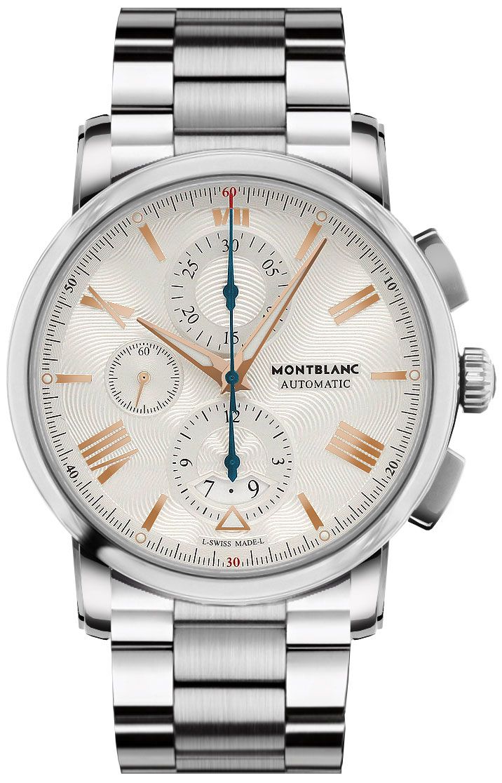 MontBlanc 4810 Watches  Silver Self winding Automatic 114856 Watch
