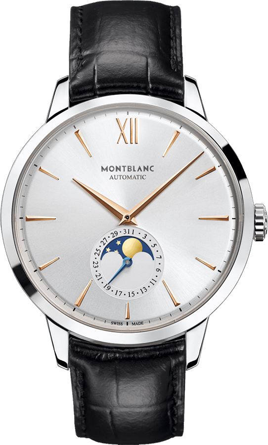 MontBlanc Heritage Watches Mens Silver White 
Self winding Automatic 111620 Watch