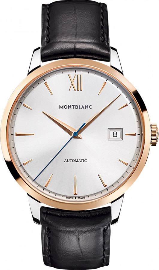 MontBlanc Heritage Watches Mens Silver Self winding Automatic 111624 Watch