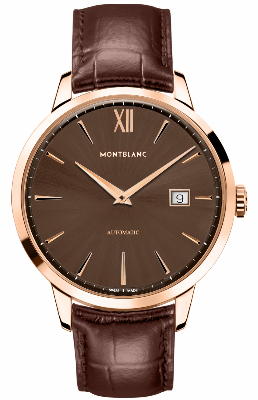 MontBlanc Heritage Watches  Brown 
Self winding Automatic 111875 Watch