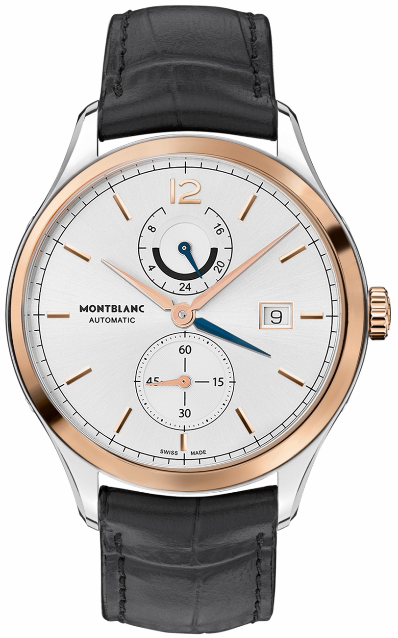 MontBlanc Heritage Watches Mens Silvery White Self winding Automatic 112541 Watch