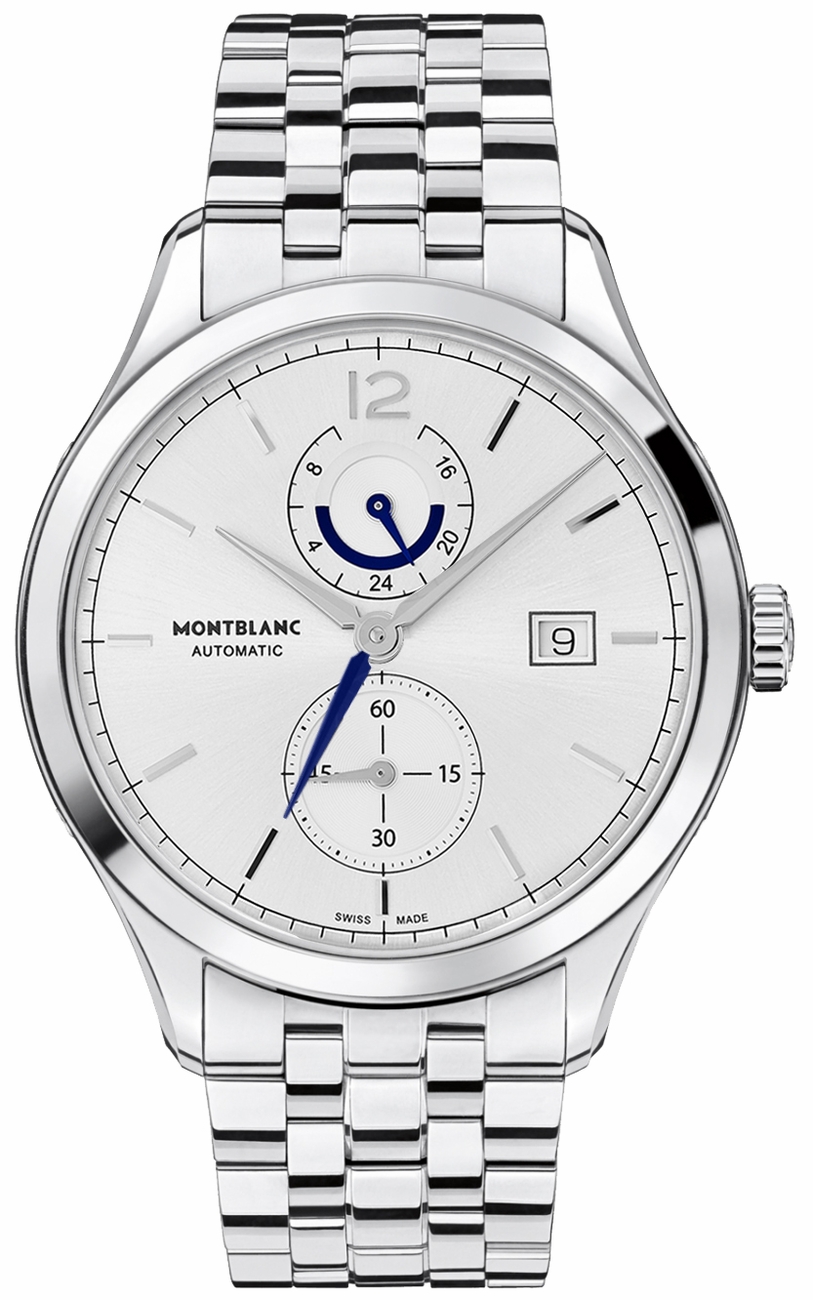 MontBlanc Heritage Watches Mens Silver 
Self winding Automatic 112648 Watch