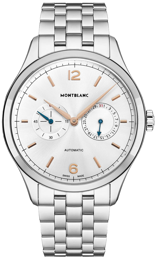 MontBlanc Heritage Watches Mens Silver
Self winding Automatic 114873 Watch