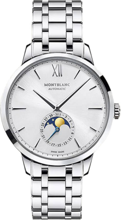 MontBlanc Heritage Watches Mens Silver 
Self winding Automatic 111184 Watch