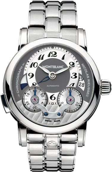 MontBlanc Nicolas Rieussec Watches  Grey  102336 Watch