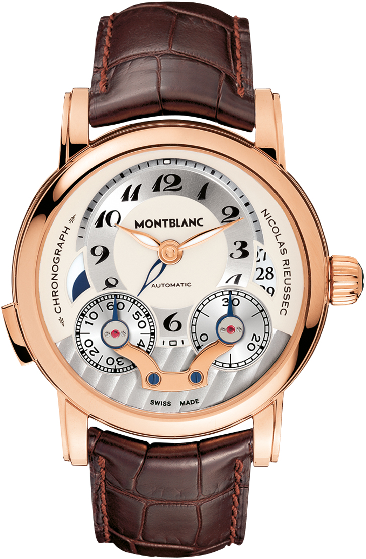 MontBlanc Nicolas Rieussec Watches  Silver  104271 Watch