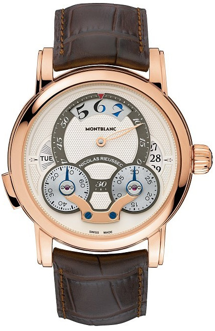 MontBlanc Nicolas Rieussec Watches  Silver 
Self winding Automatic 108789 Watch