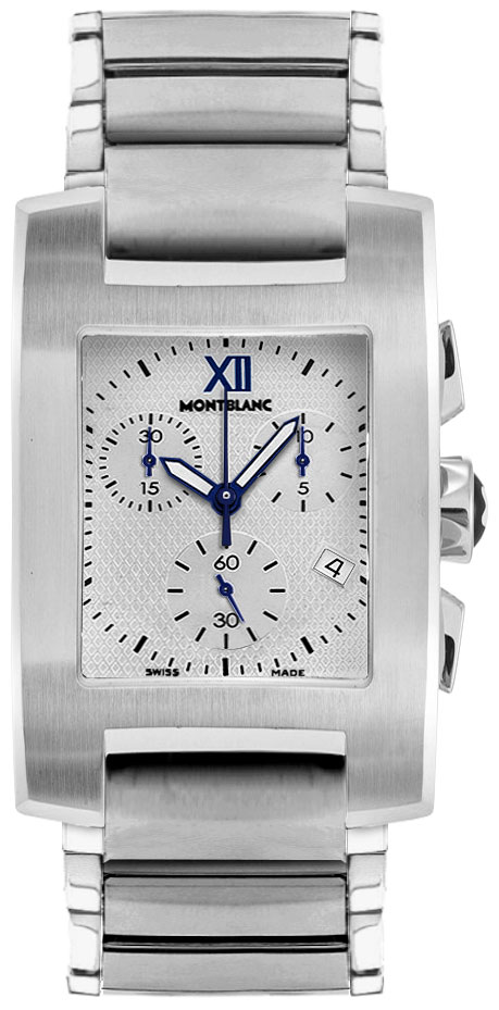 MontBlanc Profile Men's Watches Mens Silver Battery Operated Quartz 101561 Watch