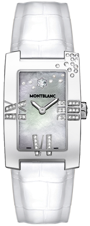 MontBlanc Profile Watches  Pearl White  101556 Watch