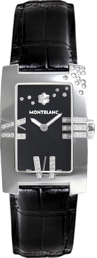 MontBlanc Profile Watches Black Battery Operated Quartz 101558 Watch