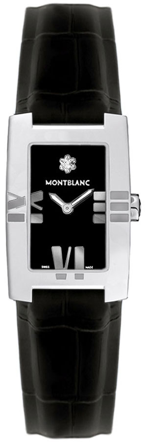 MontBlanc Profile Watches Ladies Black Battery Operated Quartz 102370 Watch