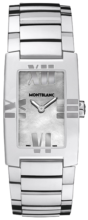 MontBlanc Profile Watches Mother of Pearl White Battery Operated Quartz 104291 Watch
