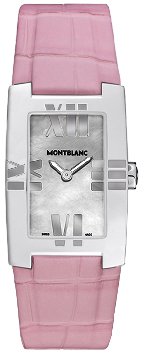 MontBlanc Profile Watches  Pearl White Battery Operated Quartz 104293 Watch