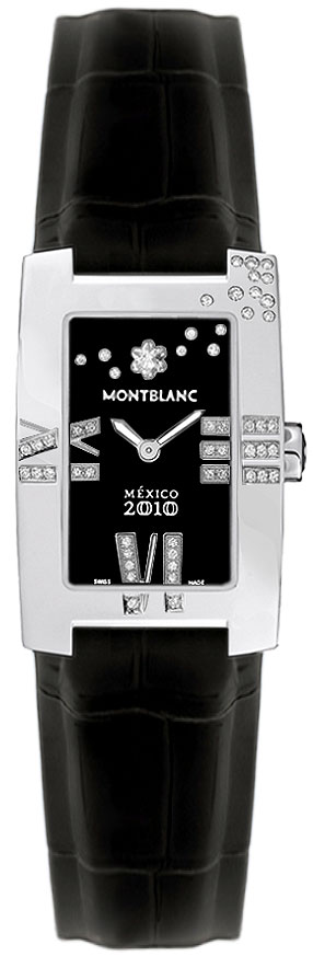 MontBlanc Profile Watches Ladies Black Battery Operated Quartz 106237 Watch