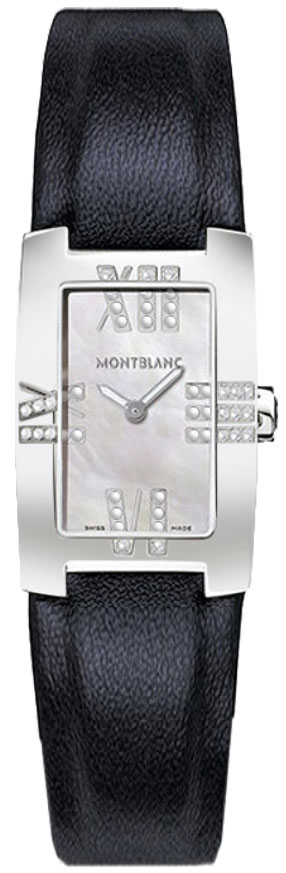 MontBlanc Profile Watches Ladies Mother of Pearl White Battery Operated Quartz 106490 Watch