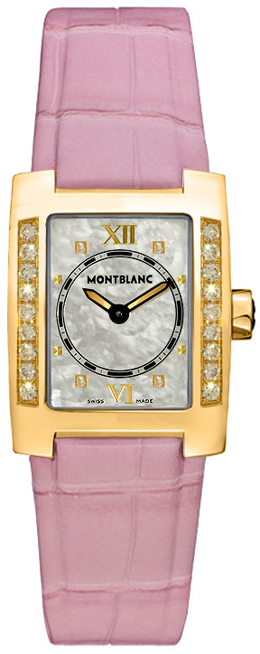 MontBlanc Profile Watches  Pearl White Battery Operated Quartz 8559 Watch