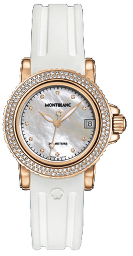 MontBlanc Sport Lady Watches  Pearl White Battery Operated Quartz 101631 Watch
