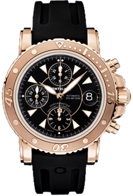 MontBlanc Sport Automatic Chronograph Watches Black 101652 Watch