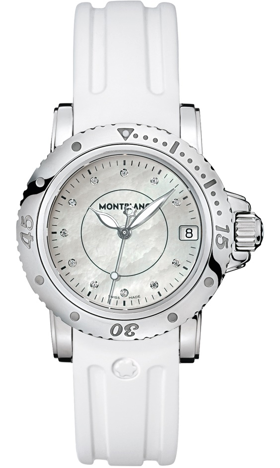 MontBlanc Sport Lady Watches  Pearl White Battery Operated Quartz 103893 Watch