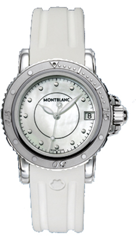 MontBlanc Sport Lady Watches  Pearl White  35278 Watch