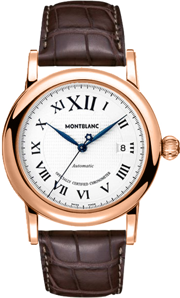 MontBlanc Star Automatic Watches Mens Guilloche Beige Self winding Automatic 101640 Watch