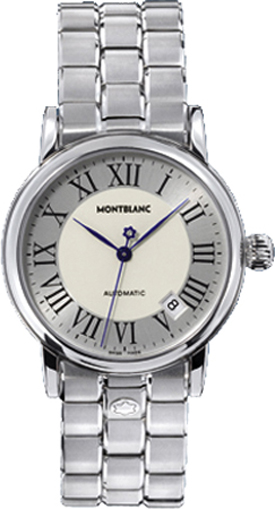 MontBlanc Star Automatic Watches Silver Self winding Automatic 101644 Watch