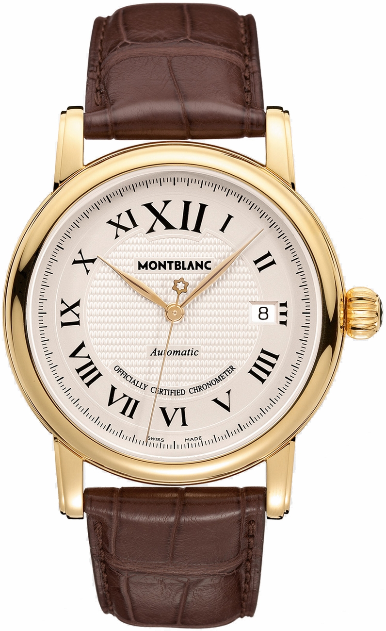 MontBlanc Star Automatic Watches Beige Self winding Automatic Chronometer 102346 Watch