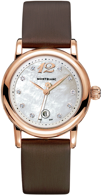 MontBlanc Star Quartz Watches Pearl White Battery Operated Quartz 102352 Watch