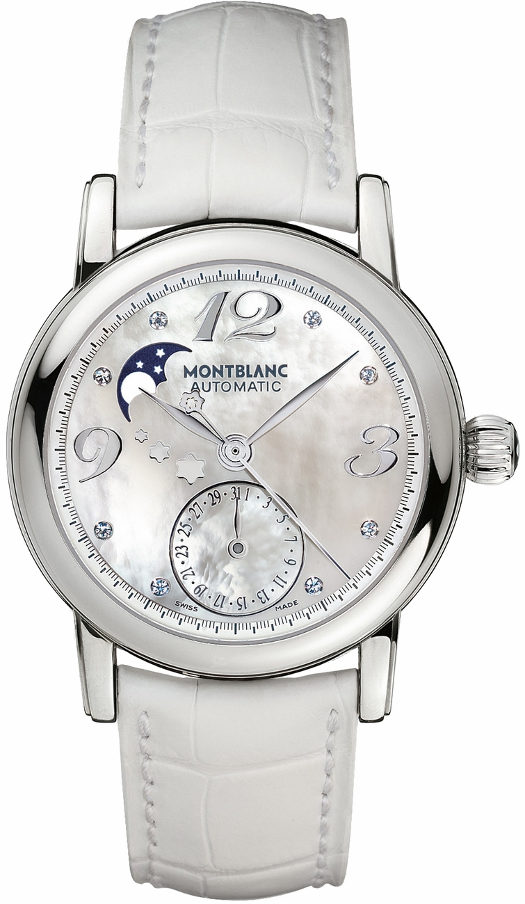 MontBlanc Star Automatic Watches  Mother of Pearl White Self winding Automatic 103111 Watch