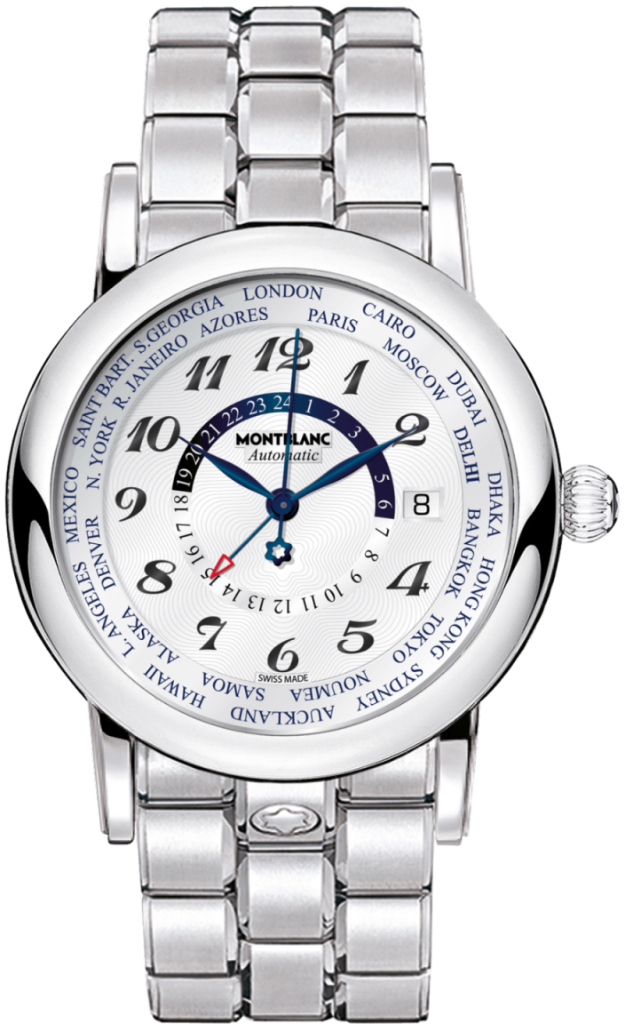 MontBlanc Star Automatic Watches Mens Silver White Self winding Automatic 106465 Watch