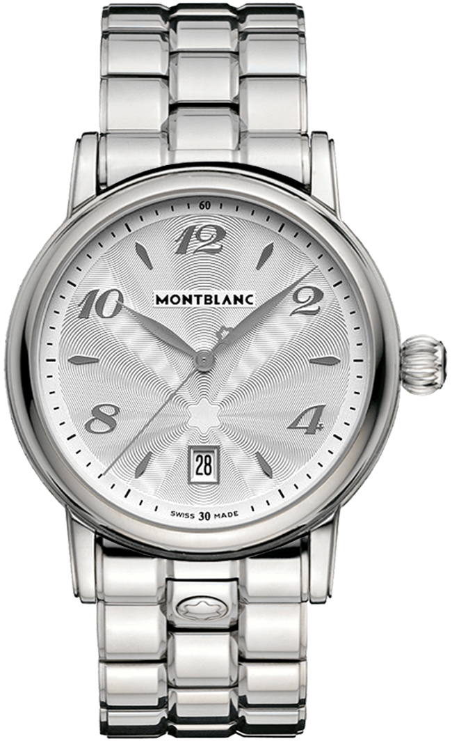 MontBlanc Star Quartz Watches  Silver Battery Operated Quartz 108761 Watch