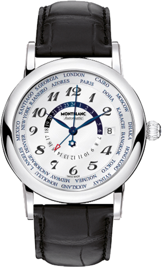 MontBlanc Star Automatic Watches  Silver White Self winding Automatic Chronometer 109286-BLKCD Watch