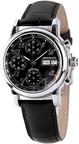 MontBlanc Star Automatic Watches  Guilloche Black  35871 Watch