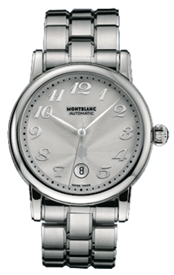 MontBlanc Star Automatic Watches Guilloche Silver Self winding Automatic 35874 Watch