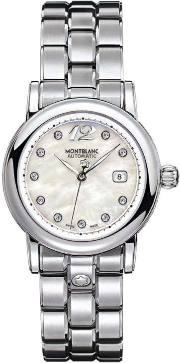 MontBlanc Star Automatic Watches  Pearl White  36964 Watch