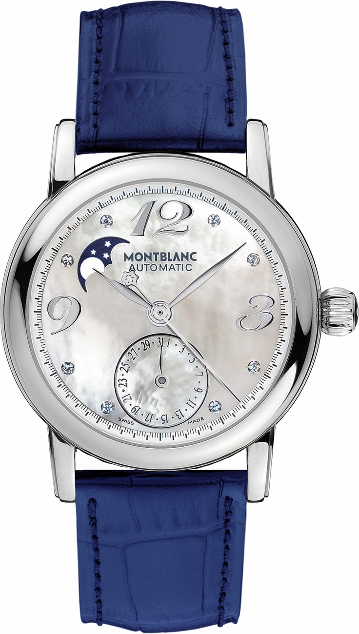 MontBlanc Star Automatic Watches Pearl White Self winding Automatic 38275 Watch