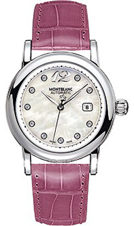 MontBlanc Star Automatic Watches  Pearl White  38818 Watch