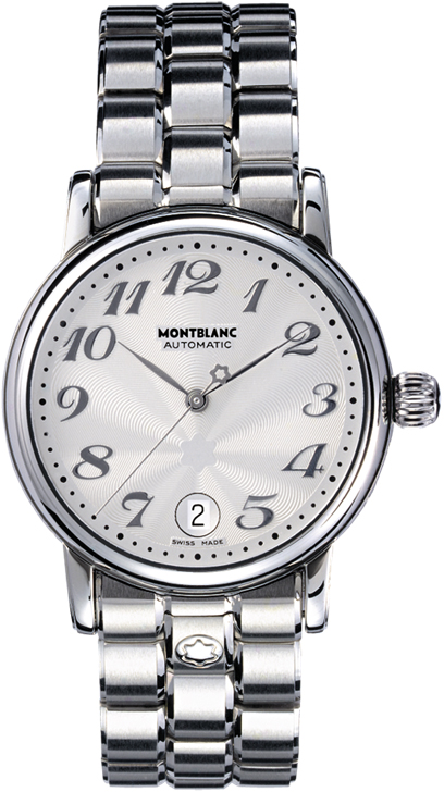 MontBlanc Star Automatic Watches Guilloche Silver Self winding Automatic 5224 Watch