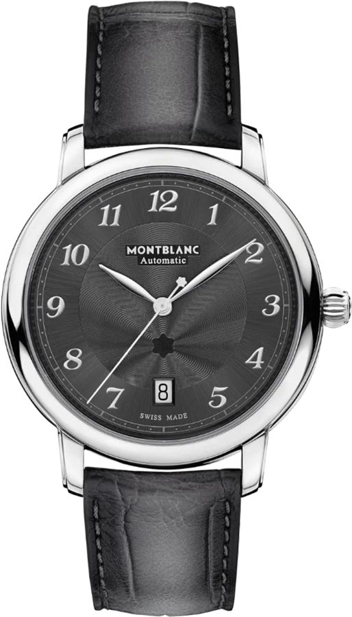 MontBlanc Star Automatic Watches Mens Grey Self Winding Automatic 118517 Watch