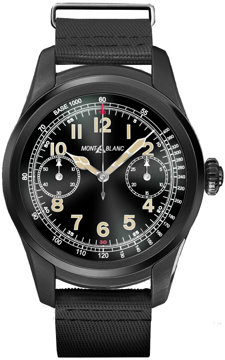 MontBlanc Summit Watches Digital Battery Operated Quartz 117537 Watch