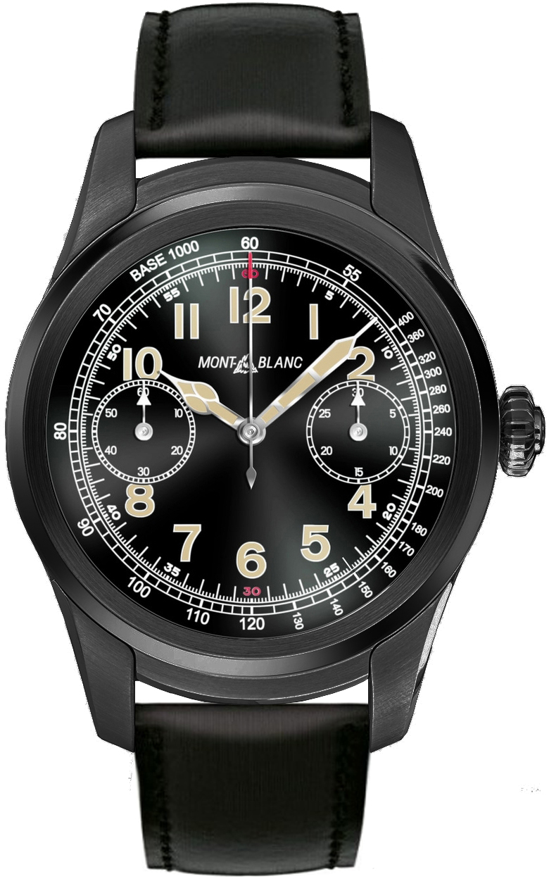 MontBlanc Summit Watches Digital Battery Operated Quartz 117538 Watch