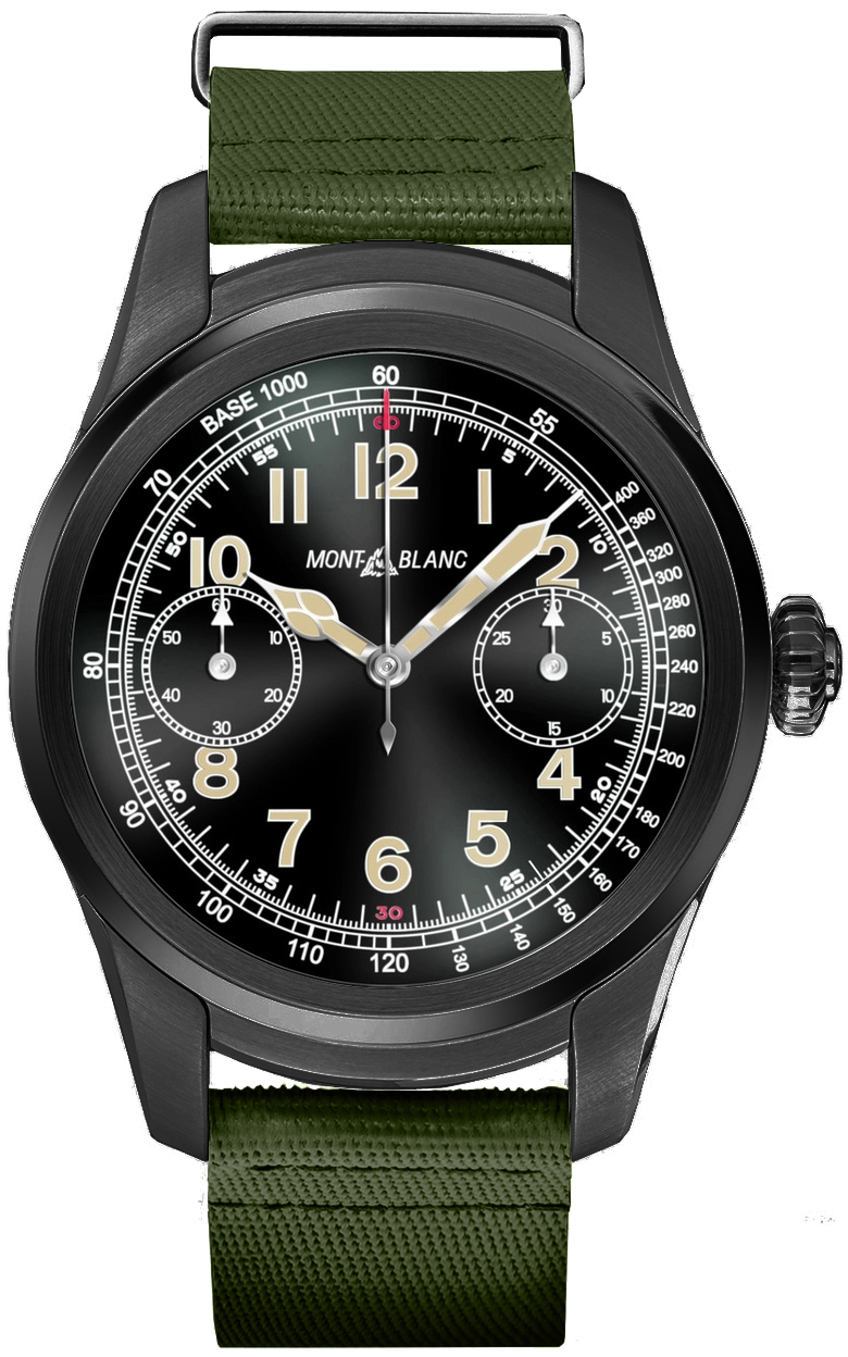MontBlanc Summit Watches Digital Battery Operated Quartz 117539 Watch