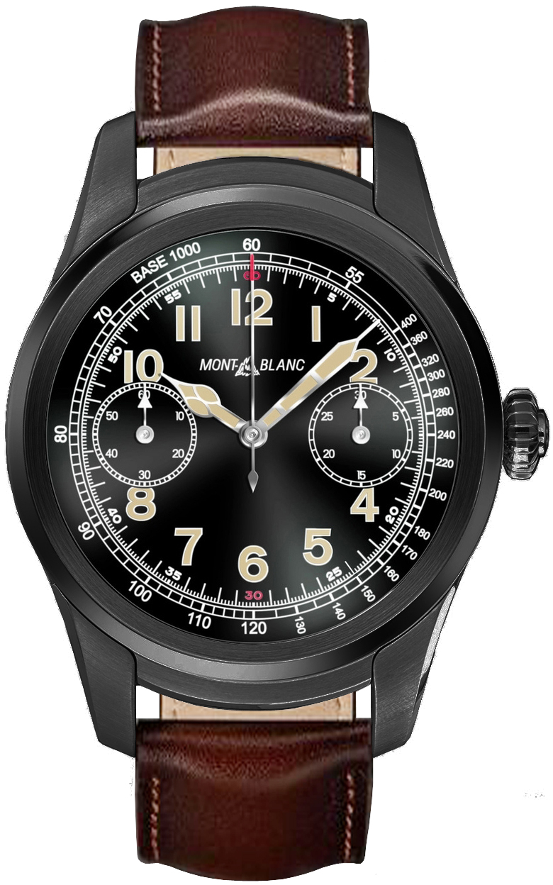 MontBlanc Summit Watches Digital Battery Operated Quartz 117542 Watch