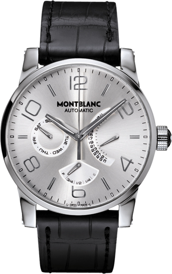 MontBlanc TimeWalker Automatic Watches  Silver  102367 Watch